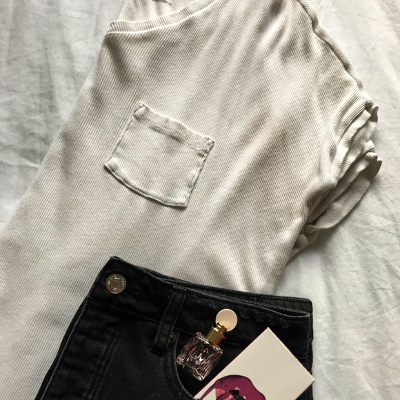 American Eagle Outfitters Tops - White Pocket T-Shirt